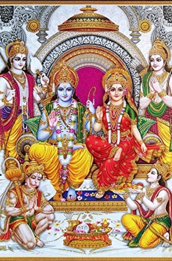 सात दिवसीय श्री राम कथा के चौथे दिन हरिद्वार से आए सत्यानंद आचार्य ने भरत के चरित्र का मार्मिक वर्णन किया