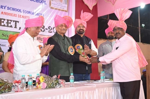 अंधेरी के श्री नागरदास धारसी भुता हाई स्कूल में वार्षिक क्रीड़ा महोत्सव संपन्न