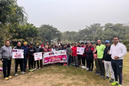 एयू जयपुर मैराथन से जुड़े प्रदीप यादव ने ‘बेयरफुट रन’ में बनाया नया वर्ल्ड रिकॉर्ड