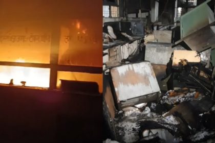 जयपुर कलेक्ट्रेट के सब रजिस्ट्रार दफ्तर में लगी आग, कई महत्वपूर्ण दस्तावेज जलकर राख