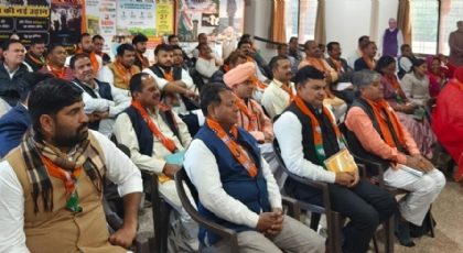 देश में आम आदमी के जीवन में बदलाव लाना ही भाजपा का मिशन - चंद्रशेखर