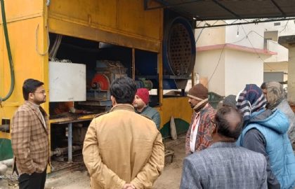 नगर आयुक्त ने वेस्ट टू एनर्जी प्लांट पहड़िया मंडी का निरीक्षण किया