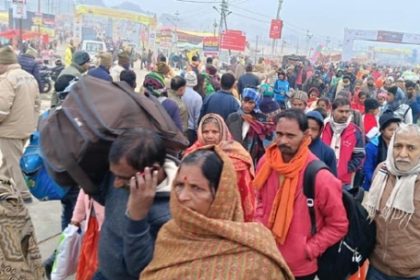 मकर संक्रान्ति पर लगभग 21 लाख श्रद्धालुओं ने लगाई आस्था की डुबकी