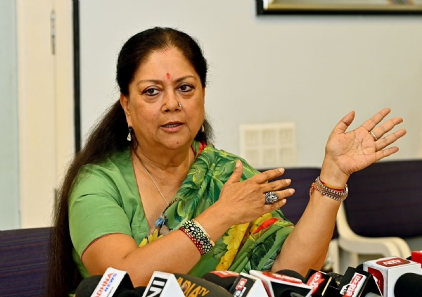 मुझे पूरा विश्वास है सीएम भजन लाल हमारे प्रोजेक्ट ईआरसीपी को पूरा करेंगे- वसुन्धरा राजे