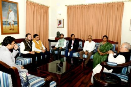 राजभाषा संसदीय समिति के प्रतिनिधिमंडल ने राज्यपाल से की मुलाकात