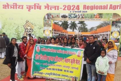 किसान मेला में किसानों ने ग्राफ्टिंग सब्जी टेक्नोलॉजी में दिखाई रूचि, श्री अन्न का लगा स्टाल