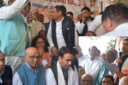 धनगर समाज के आंदोलन को समर्थन देने पहुंचे जयंत चौधरी