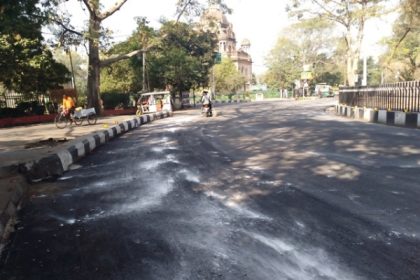 परिवर्तन चौक से लोनिवि ने नई सड़क बनाकर दिया परिवर्तन का संदेश