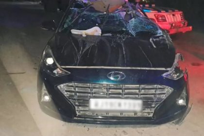 पाली-जोधपुर हाईवे पर कार- डम्पर की भिड़ंत में एक की मौत