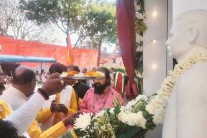 प्रभु श्रीराम के आदर्शों के अनुरूप विद्यालयों को ज्ञान का मंदिर बनाएं : नृत्य गोपालदास महाराज