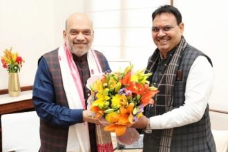 मुख्यमंत्री भजनलाल शर्मा ने केन्द्रीय गृह मंत्री से की शिष्टाचार भेंट