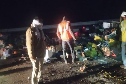 राजसमंद में भीलवाड़ा फोरलेन के ब्रिज पर हादसा, 3 की मौत