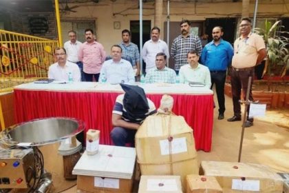 रायगढ़ जिले में एमडी ड्रग बनाने वाली कंपनी ध्वस्त, आठ गिरफ्तार