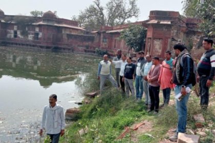 रूपवास के शाही तालाब का सिचाई विभाग की टीम ने किया निरीक्षण, जल्द होगा कायापलट