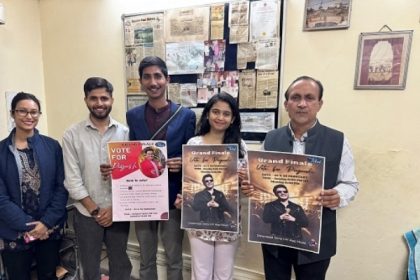 विश्वविद्यालय के छात्रों ने इंडियन आइडल के ग्रैंड फिनाले में पहुंचे पीयूष पवार के समर्थन में की वोटिंग की अपील