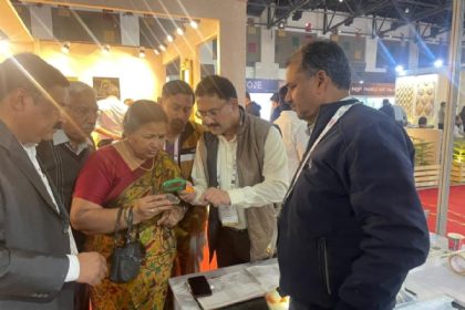 स्टोनमार्ट में माइनिंग डिपार्टमेंट के पेवेलियन में प्रदेश के मिनरल्स का सर चढ़कर बोला जादू