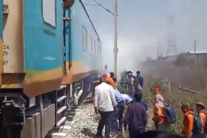 उदयपुर-मैसूर हमसफर के कोच में आग, यात्री सुरक्षित