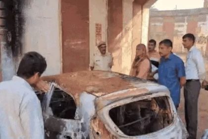 सेना का जवान जिन्दा जला 