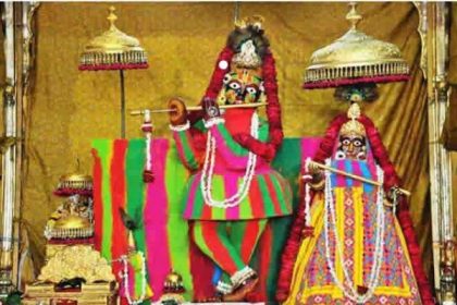 गोविंद देवजी मंदिर में रचना झांकी के साथ फागोत्सव का श्रीगणेश